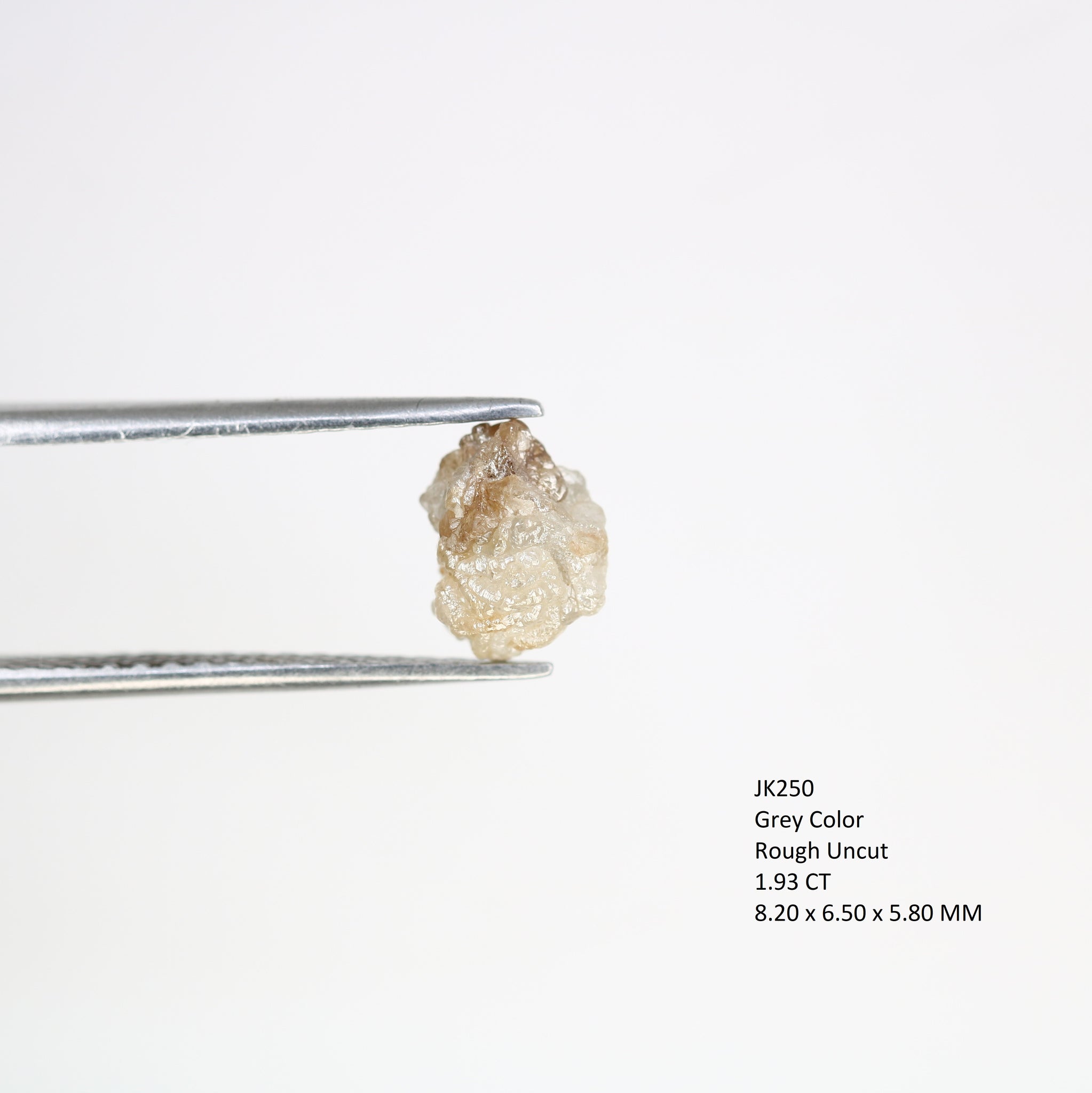 Grey Color Natural Loose Uncut Raw Rough Diamond For Galaxy Ring Exporter