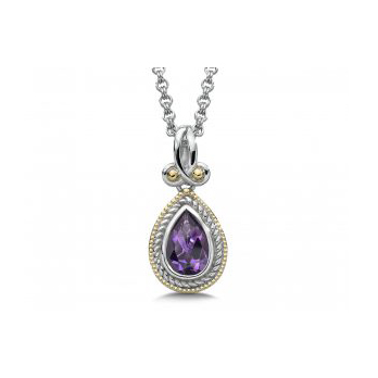 Wholesale 925 Sterling Silver Pendant Made With High-Grade Amethyst Jewelry