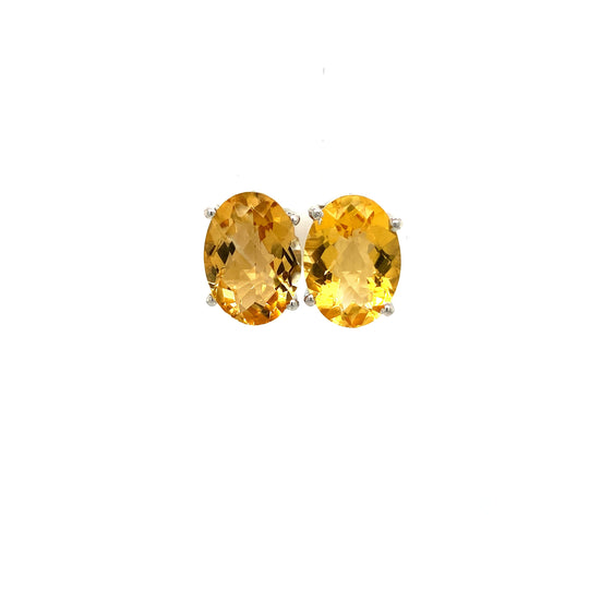 Citrine Earring in 925 Sterling Silver Exporter