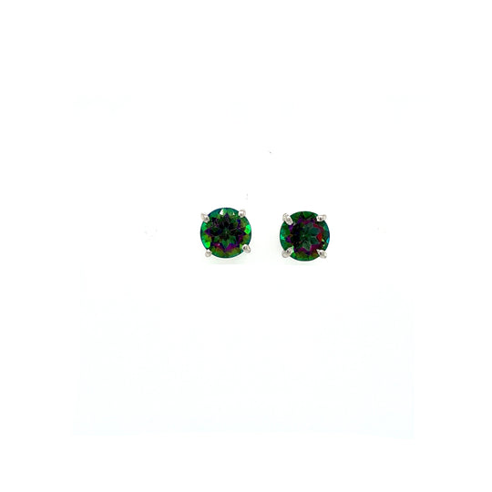Mystic Topaz Earring in 925 Sterling Silver Supplier