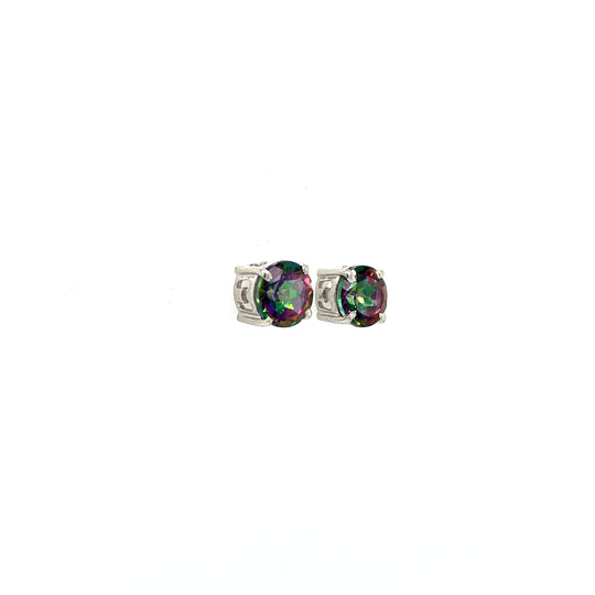 Mystic Topaz Earring in 925 Sterling Silver Supplier