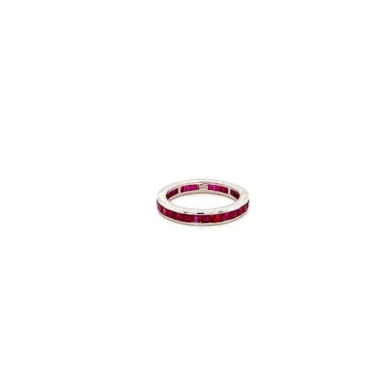 Ruby Ring in 14K White Gold Supplier