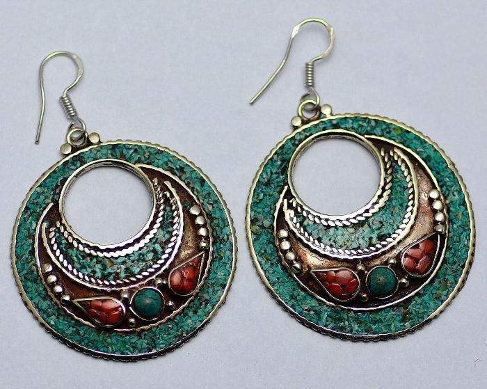 Wholesale Tibetan Earring Vintage Jewelry