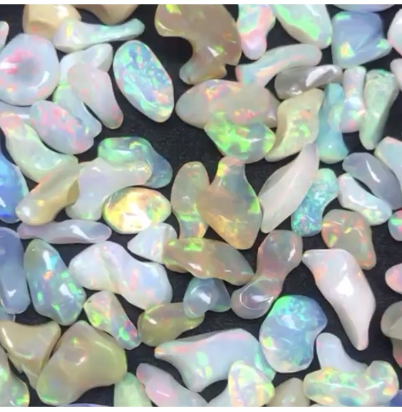 Rough polished Ethiopian opal Tumbles Manufacturer