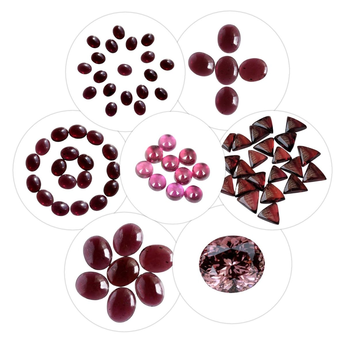 Loose Stone High Quality Beautiful Natural Faceted Round Loose Gemstone Supplier
