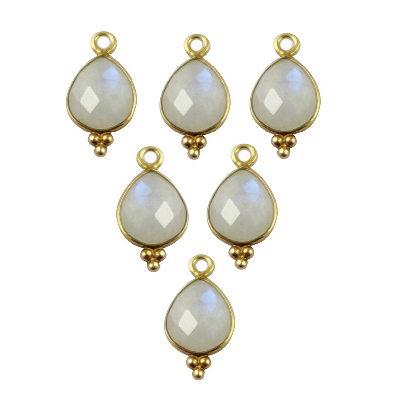 Rainbow moonstone sterling silver pendant necklace Supplier