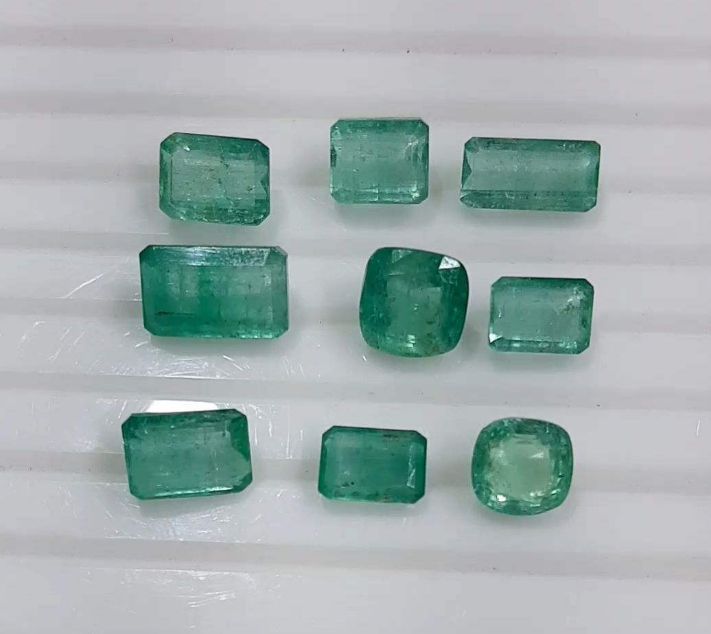 Precious emerald octagon cut lose gem for valentine festival jewelry Supplier