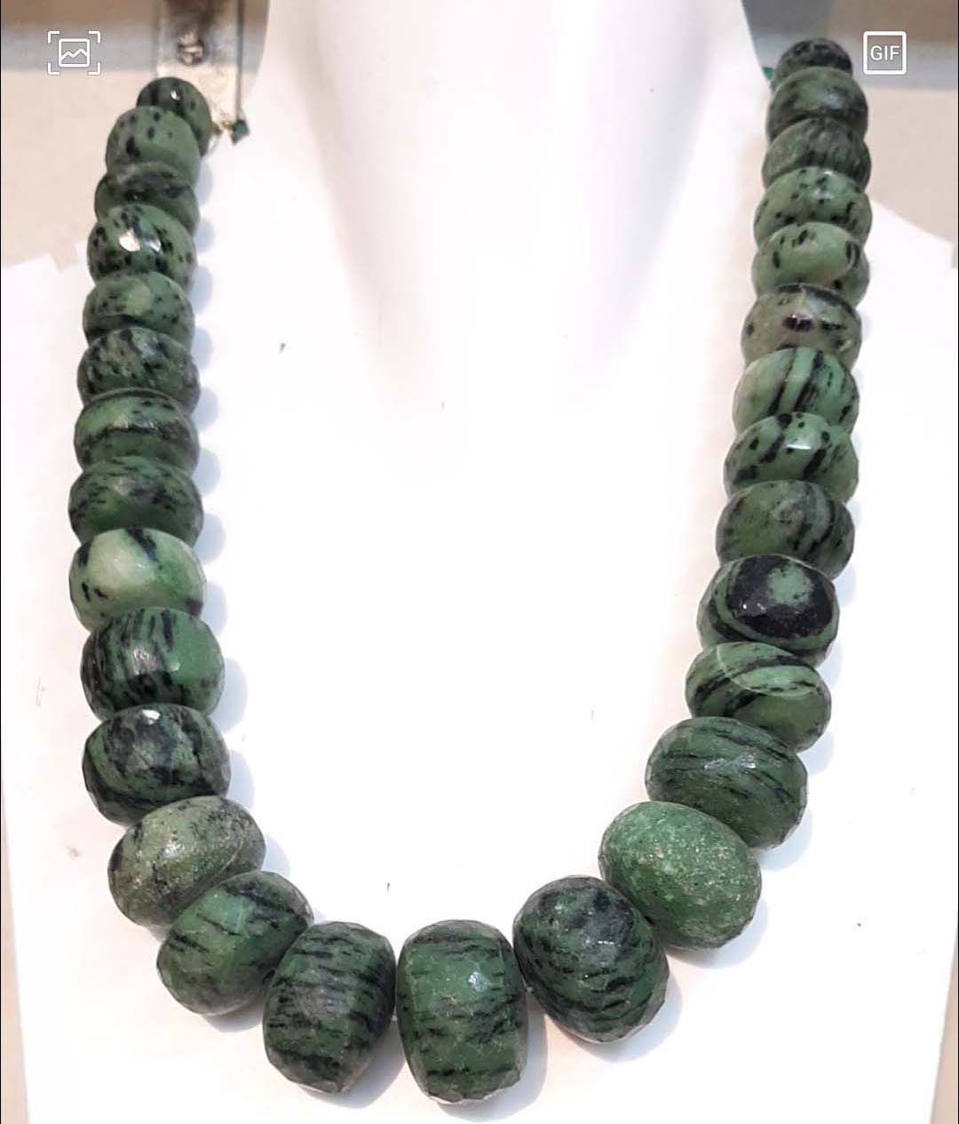 Unshaped black durzi stone necklace Supplier
