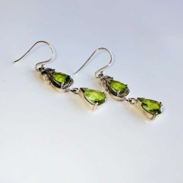 Peridot 925 Sterling Silver Earring Supplier