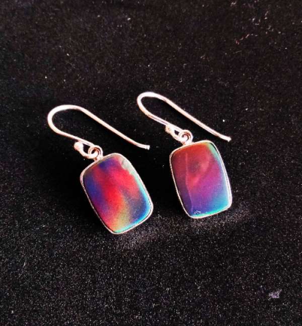 Aurora Opal Earring 925 Sterling Silver Manufacturer