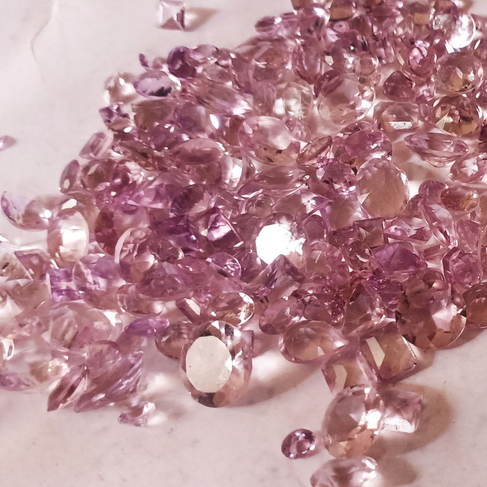 Wholesale Natural Pear, Oval, Princes Shape Pink Amethyst Gemstone Supplier