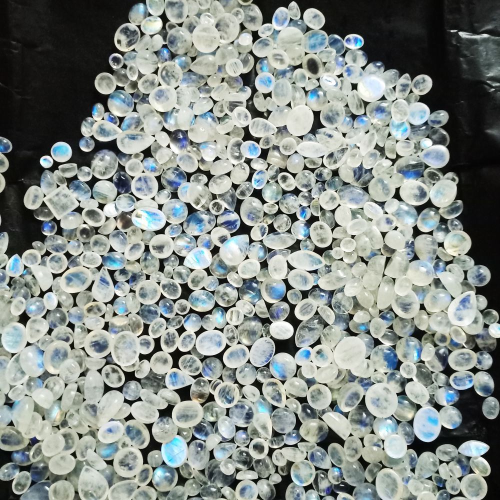 Wholesale Oval, Princes Shape Rainbow Moonstone Gemstone Supplier India