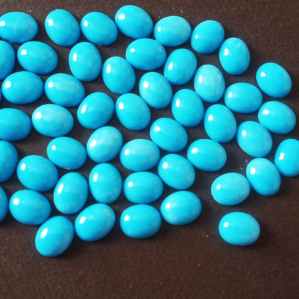 Wholesale Natural oval cabochon turquoise Gemstone