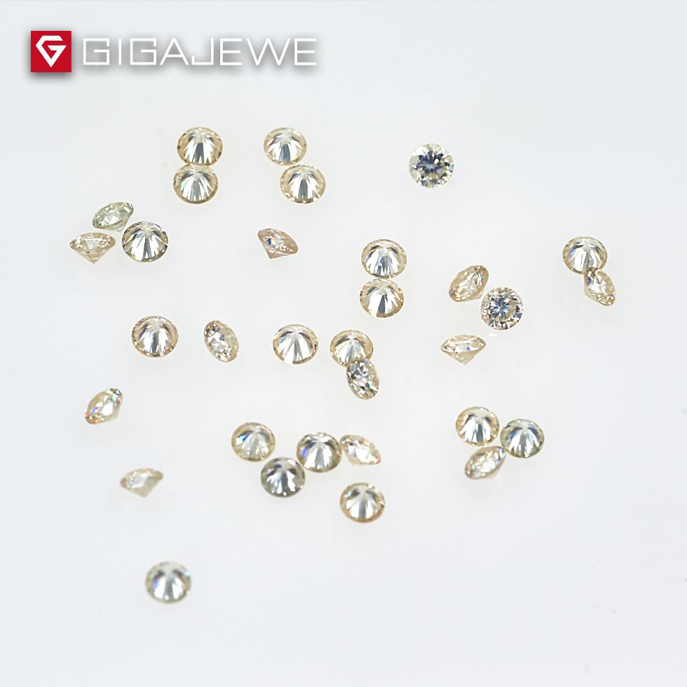 Loose Moissanite Diamond Round Cut Finest Quality Exporter