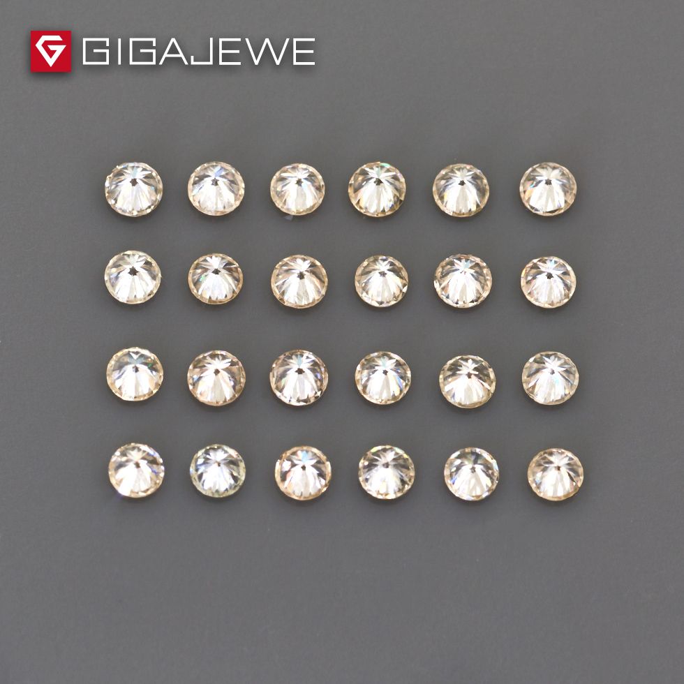 Loose Moissanite Diamond Round Cut Finest Quality Exporter