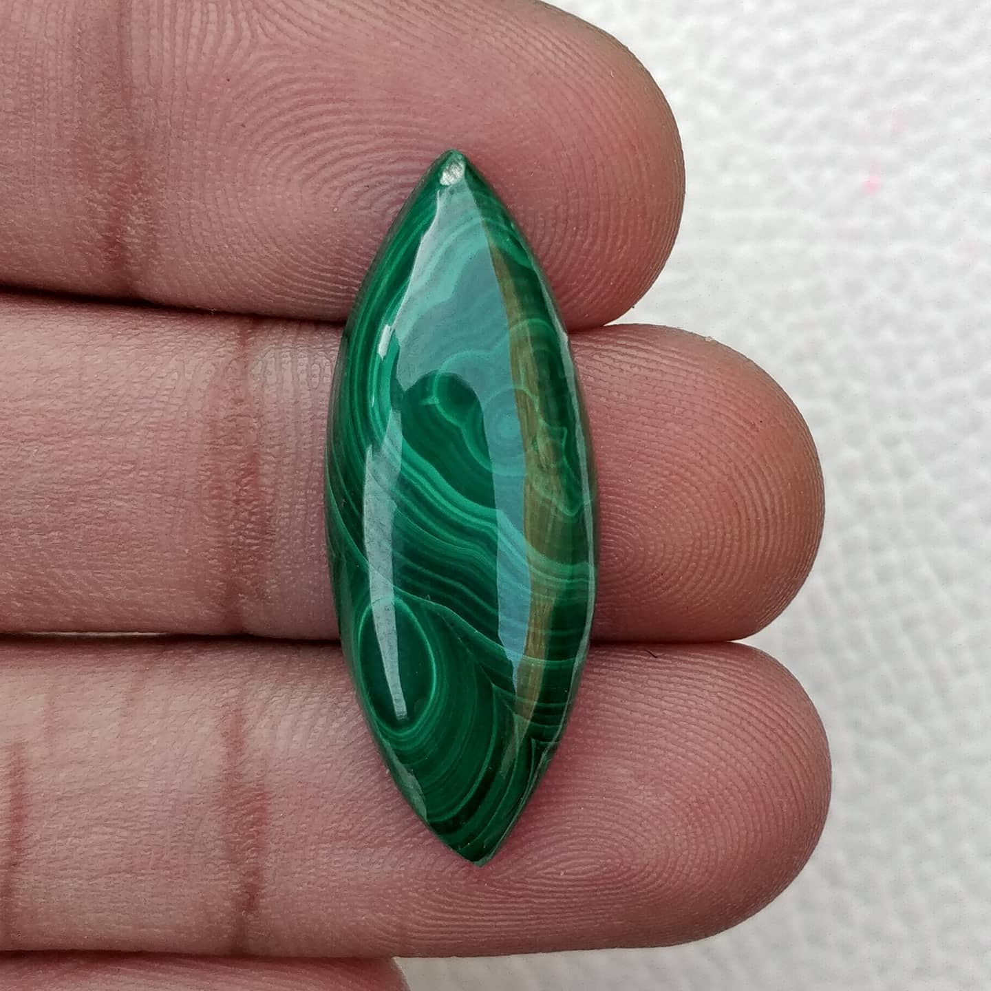 Malachite Marquise Shape Jewellery Making Cabochone Stone Exporter