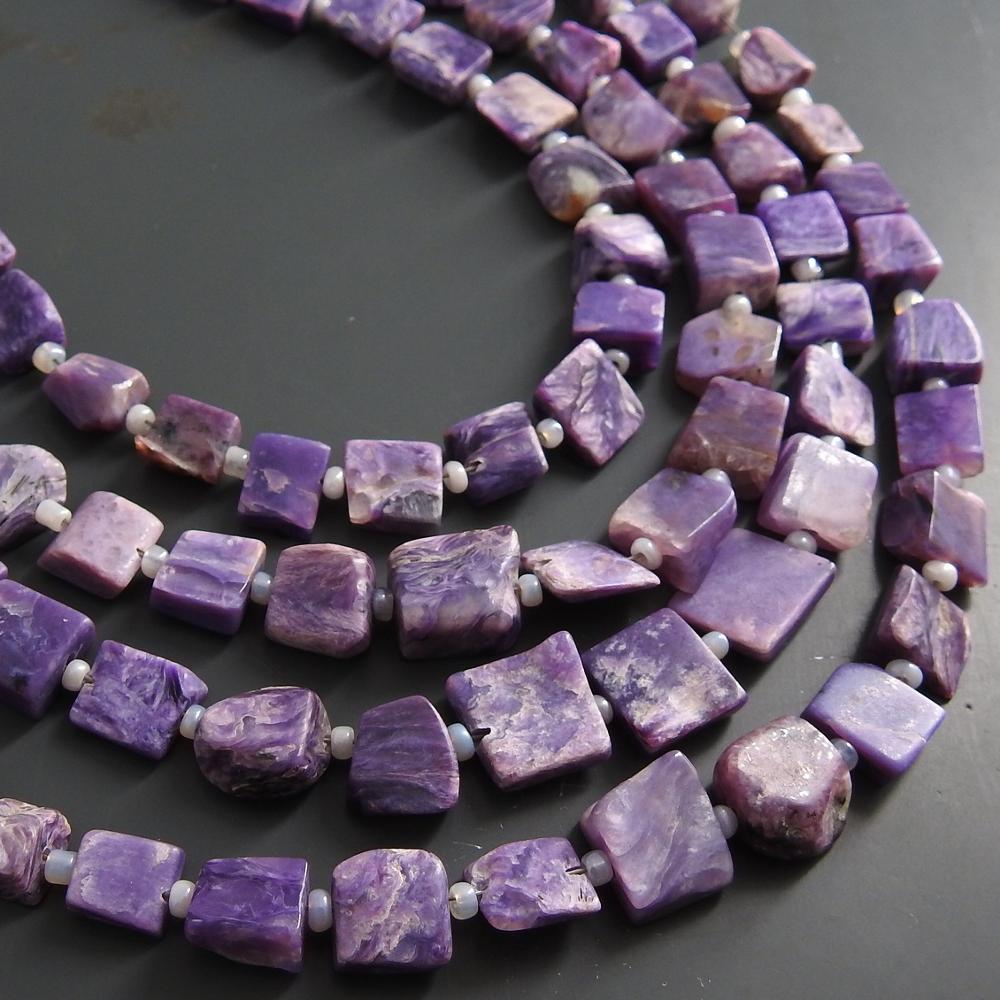 22 Piece Charoite Natural Rough Nuggets Manufacturer