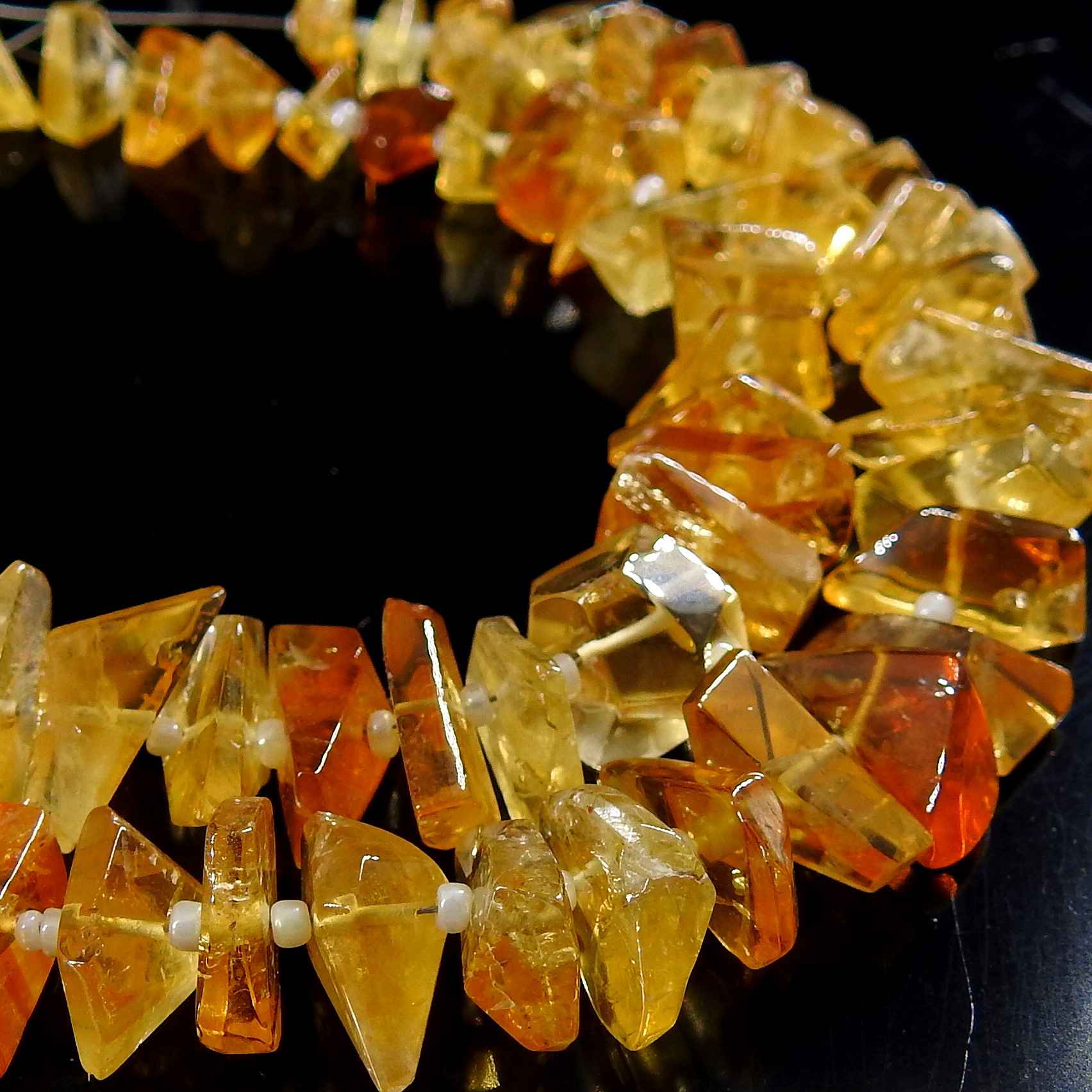 Citrine Faceted Tumble, Nuggets Manufacturer
