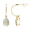 Wholesale Ethiopian opal classic solitaire Drop earrings in 925 sterling silver