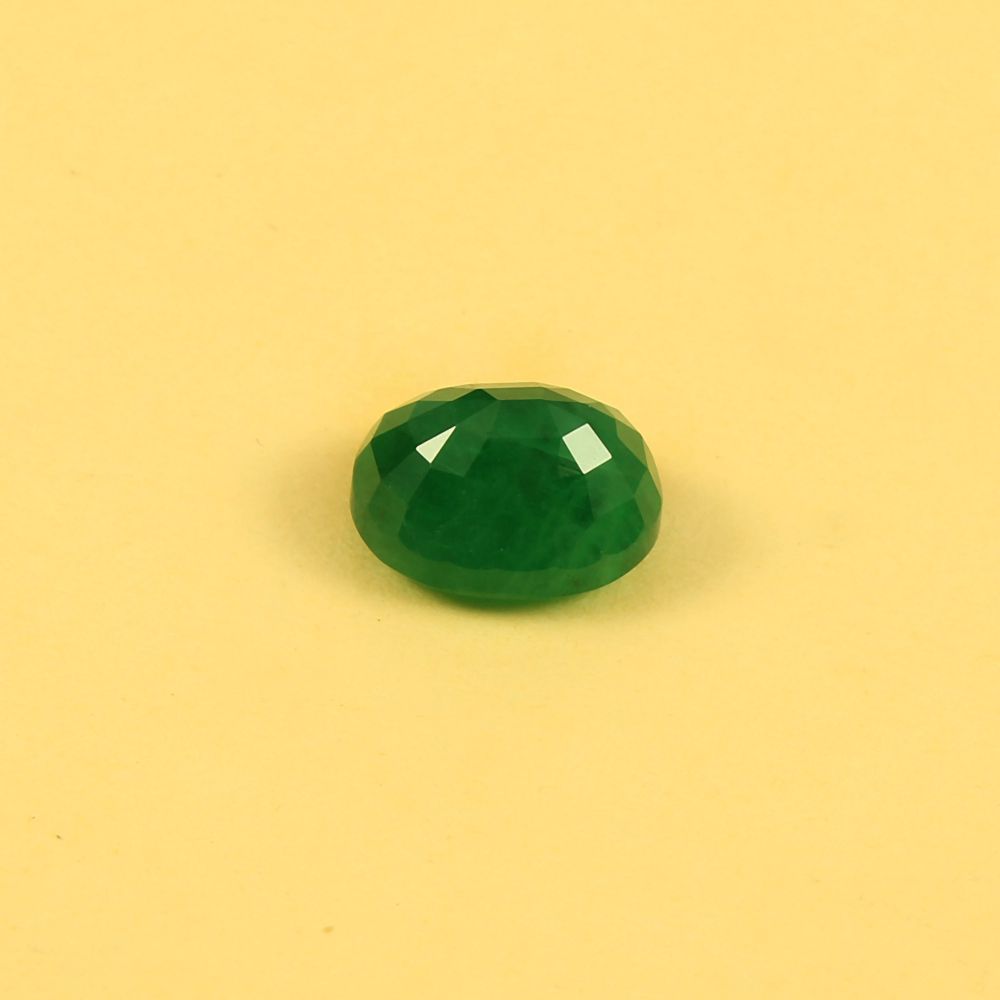 Natural zambian emerald oval shape 5.85 cts from zambia loose gemstone  Supplier