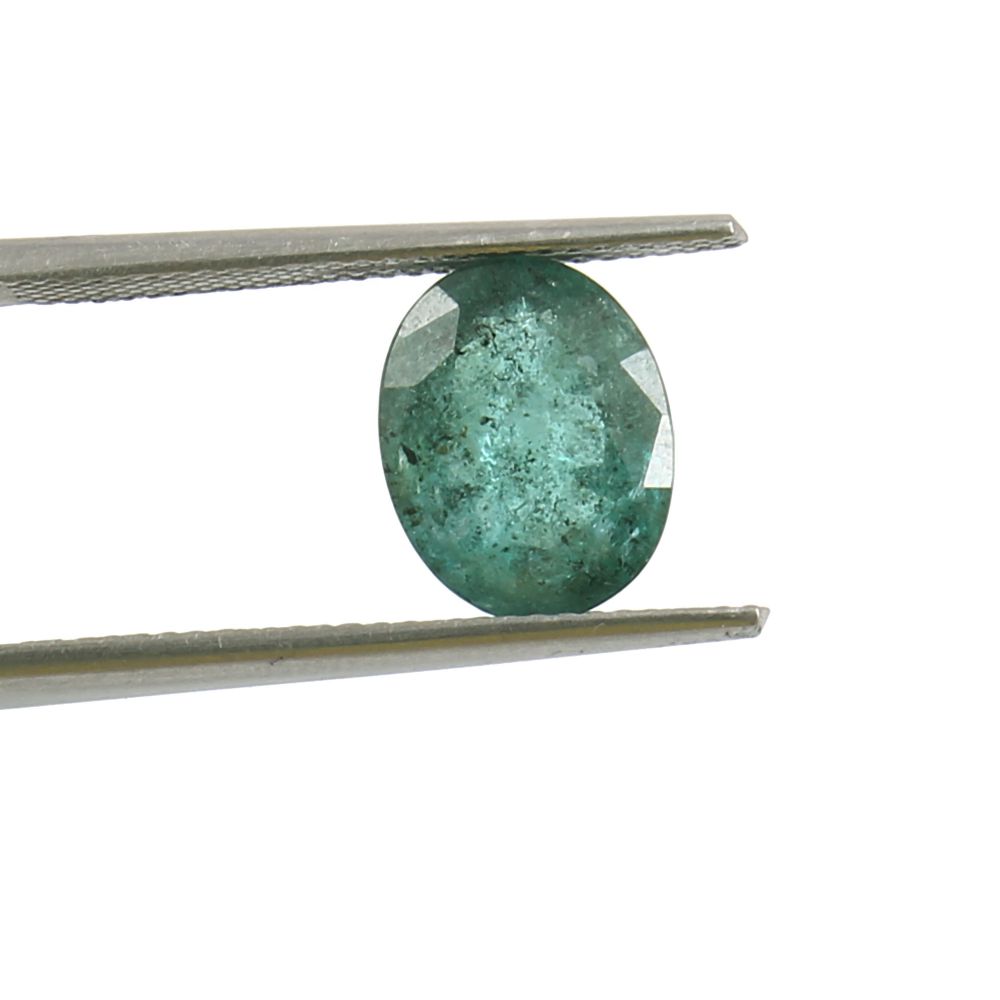 Natural rare sea green zambian emerald oval shape10.5x8.5mm 3.5ct from Supplier