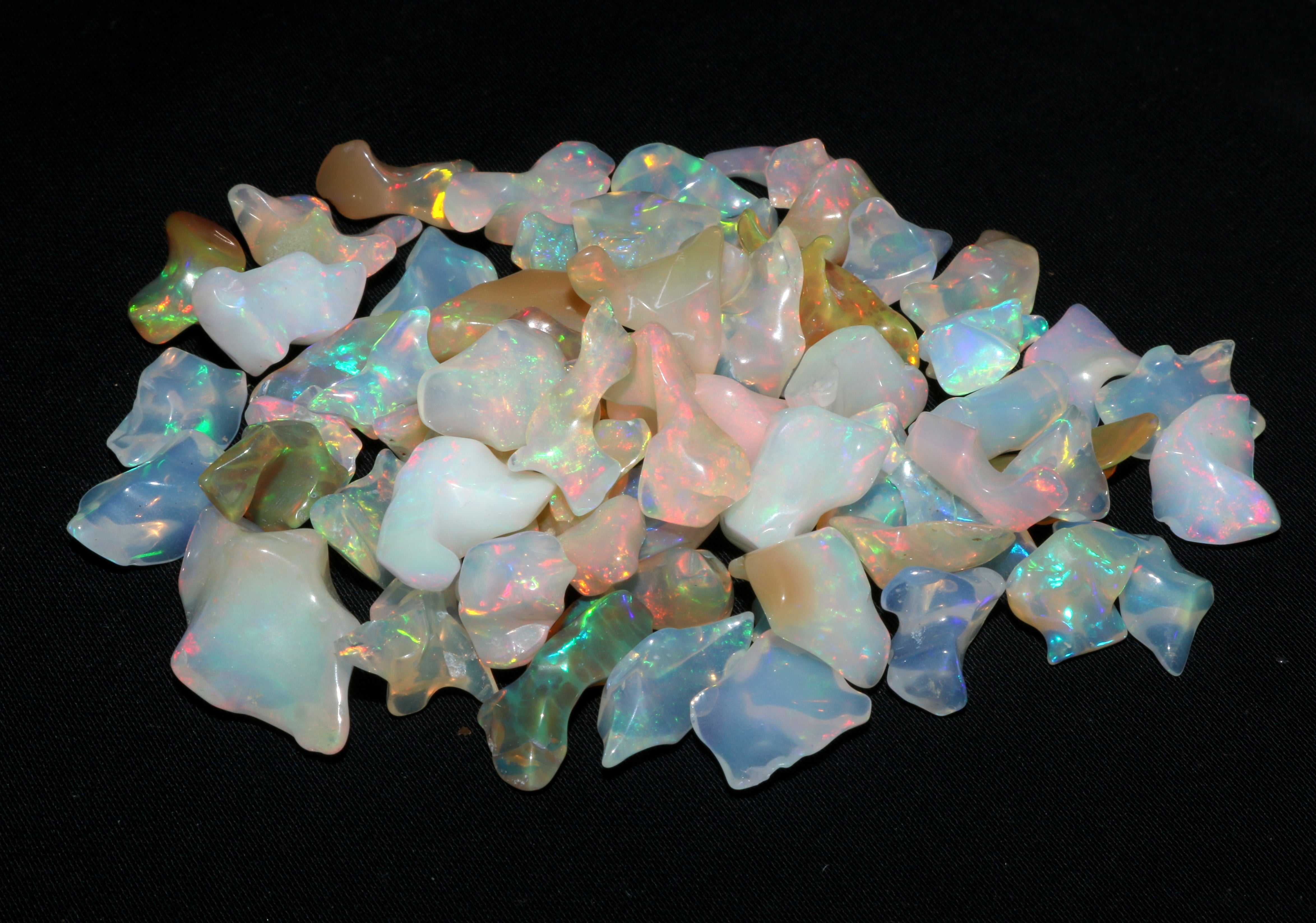 Ethiopian Opal Natural Polish Rough  4X12 MM Excellent Fine Quality Exporter