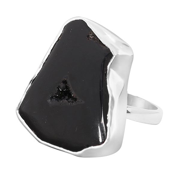 Agate Black Ring Supplier
