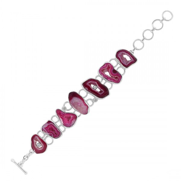 Agate Pink Bracelet Exporter