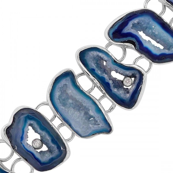 Agate Blue Bracelet Supplier