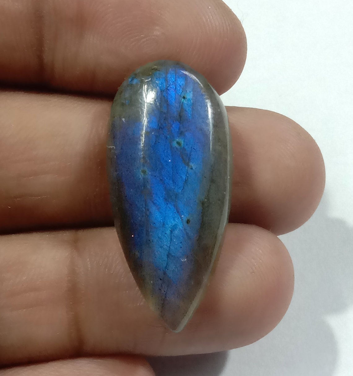 Gorgeous Labradorite Blue Flashy Cabochon Exporter