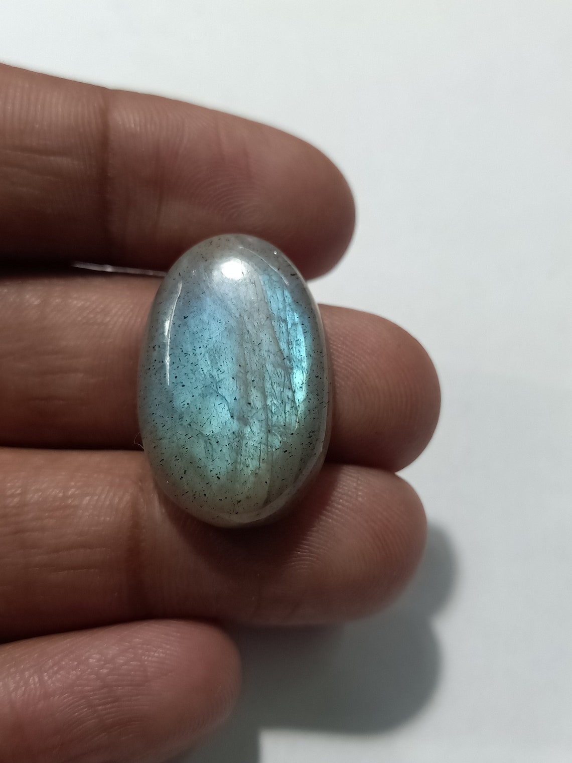 Gorgeous Labradorite Blue Flashy Cabochon, Gemstone Exporter