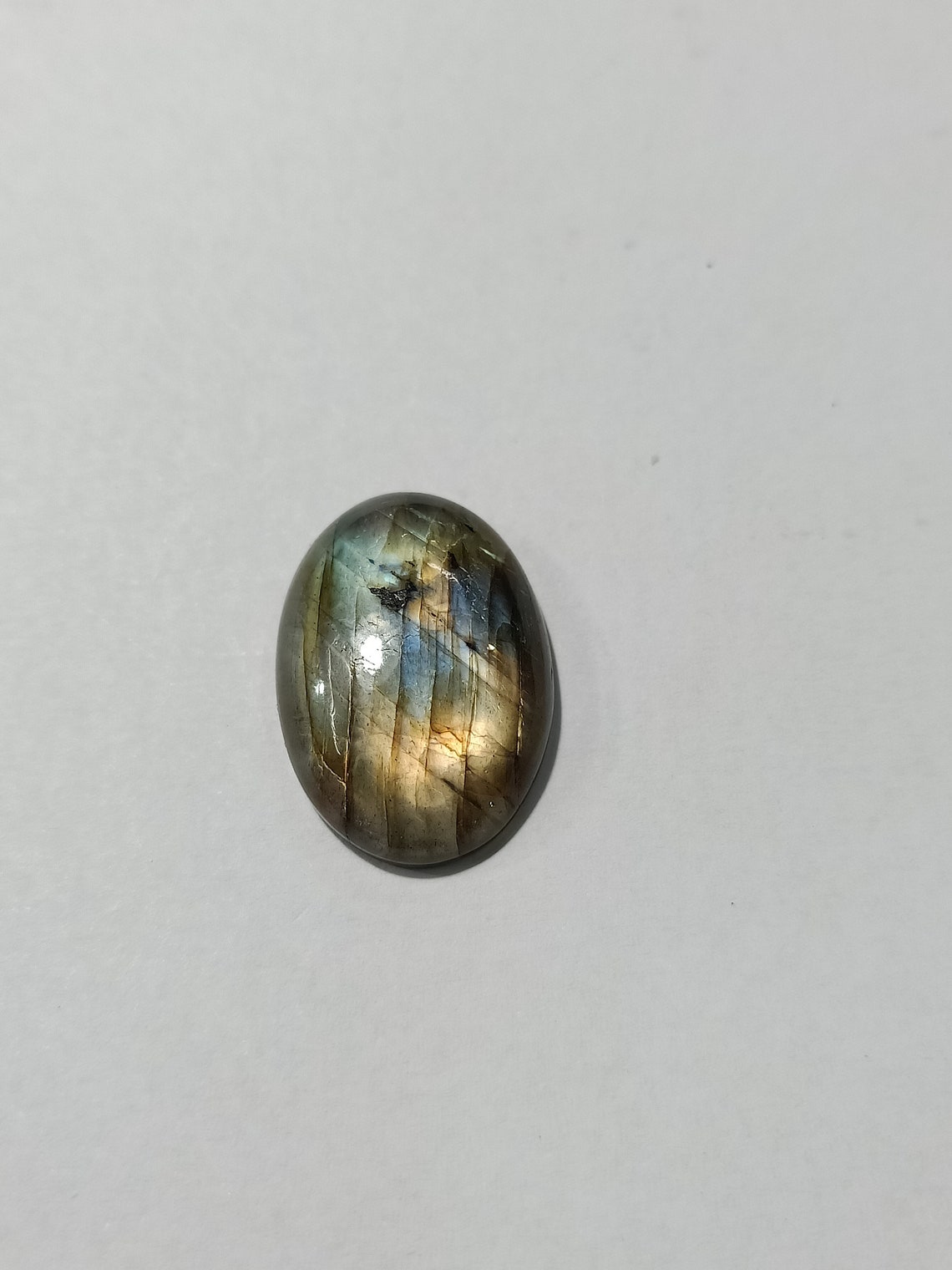 Amazing Labradorite Yellow Flashy Cabochon, Gemstone Exporter