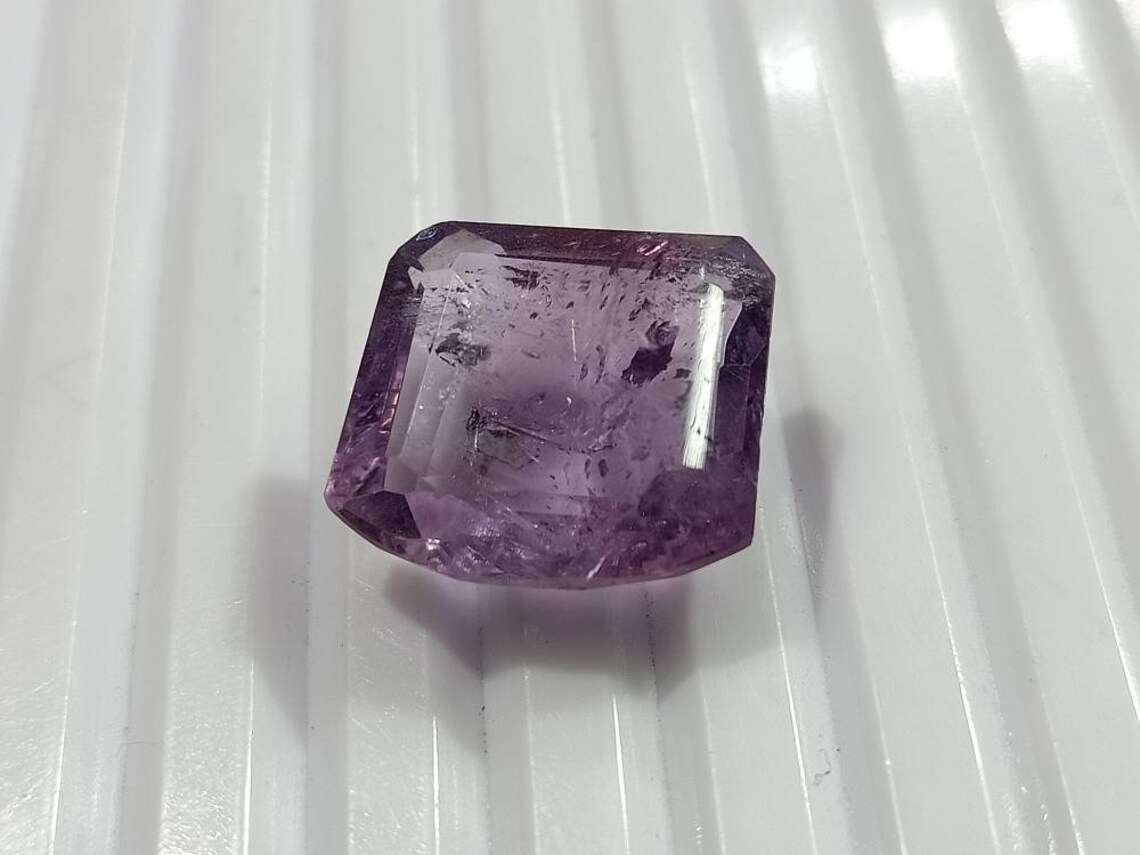 Natural Amethyst Faceted Gemstone, Inclusion Amethyst Gems Wholesaler