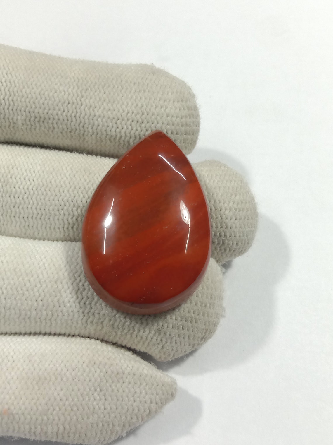 Red Brecciated Jasper Cabochon Pear Brecciated loose GEMSTONE Exporter