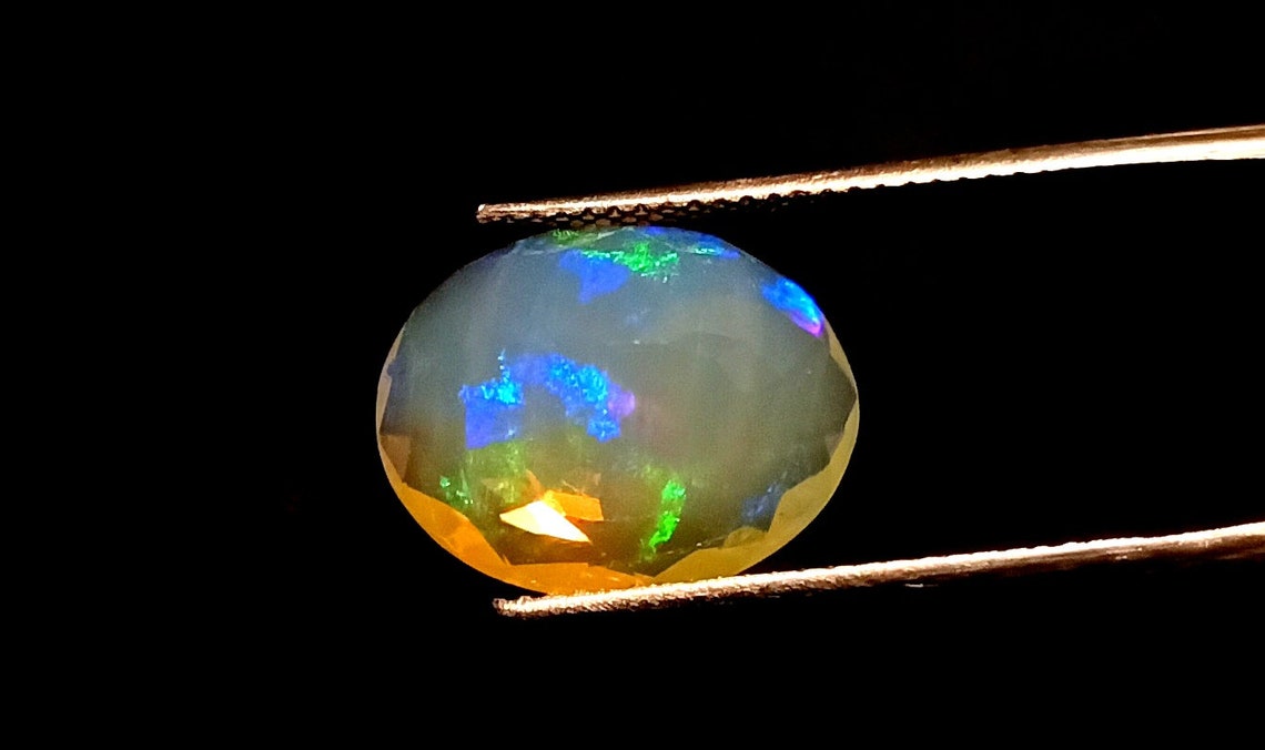 Ethiopian Opal Gemstone Opal Cut Stone Welo Fire Opal  Faceted Opal Exporter