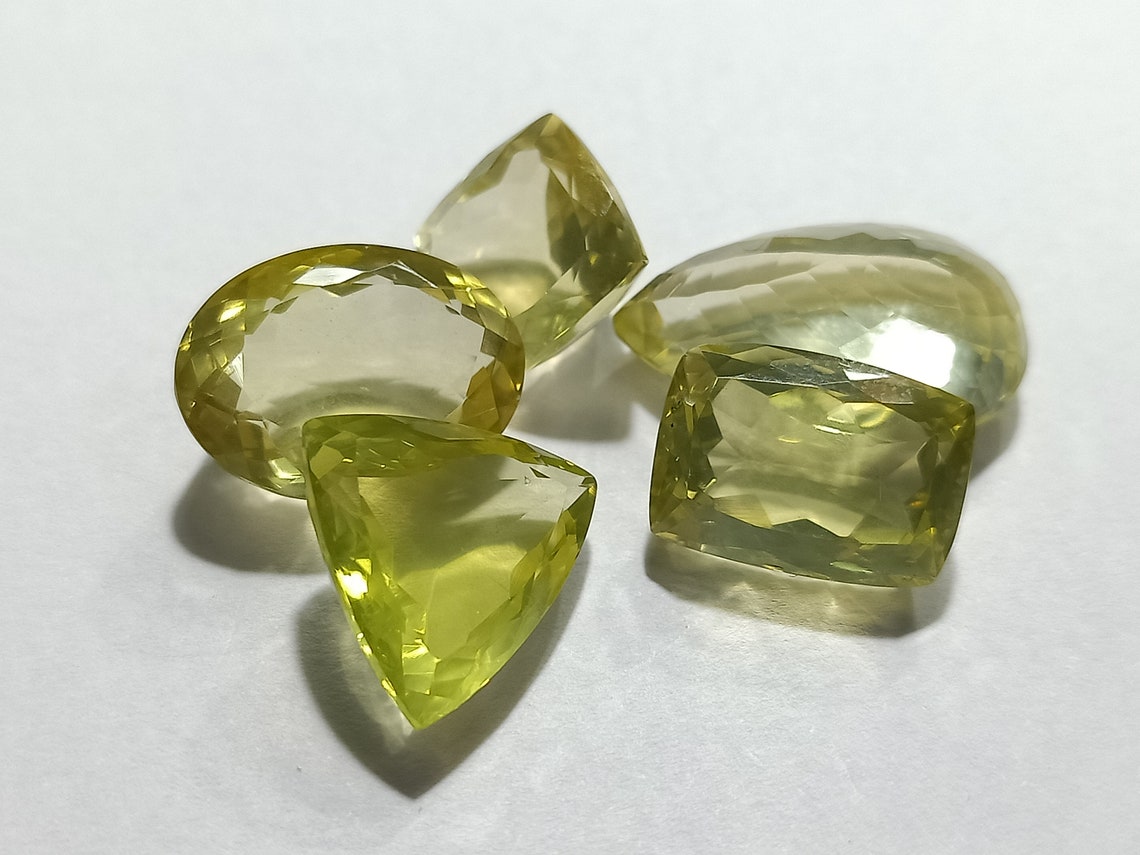 Beautiful Lemon Quartz Gemstone Loose Gemstone Exporter