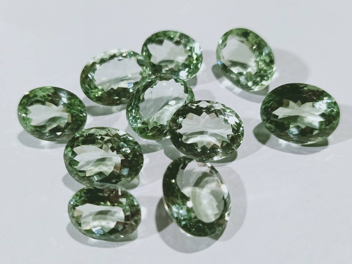 Lot Green Amethyst (Prestolite) Stone Amethyst Gemstone Exporter