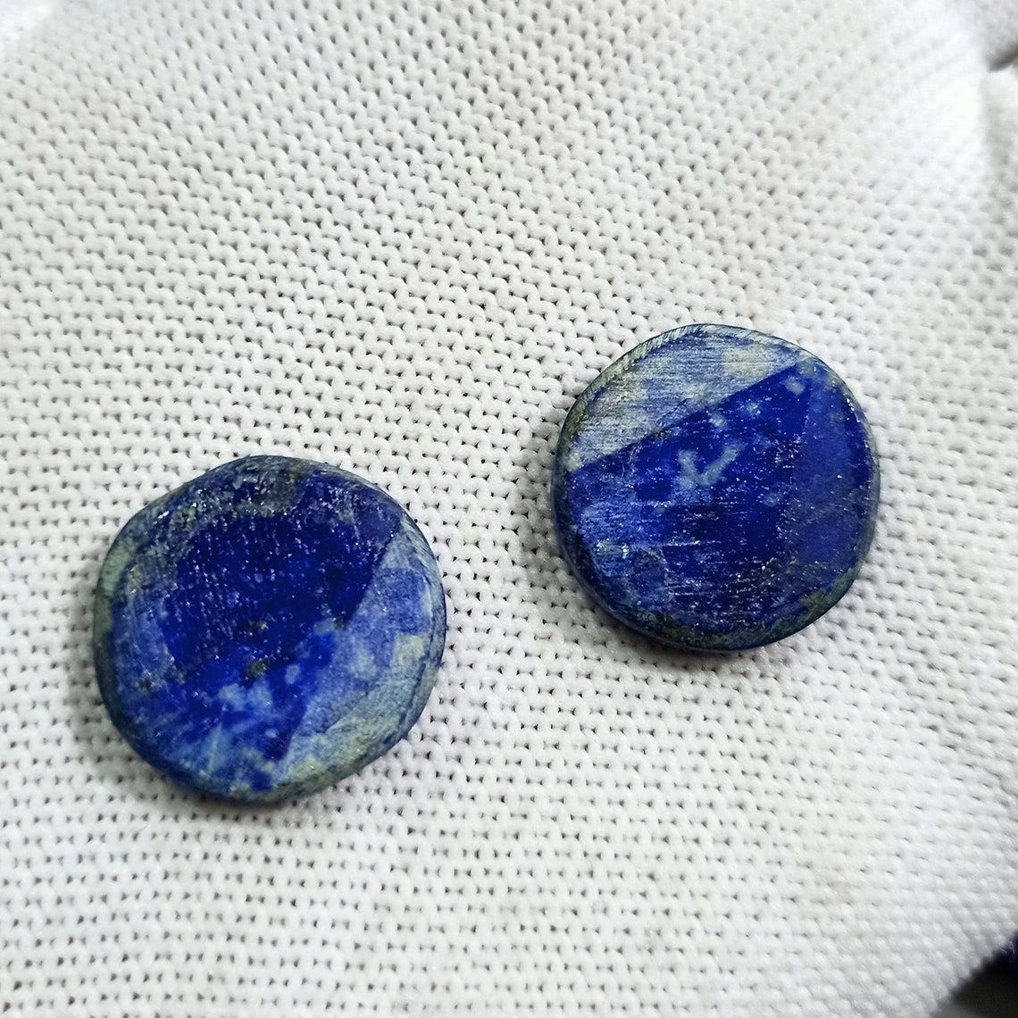 Wholesale Pair Lapis Lazuli Loose Gemstone Cabochon Natural Lapis lazuli