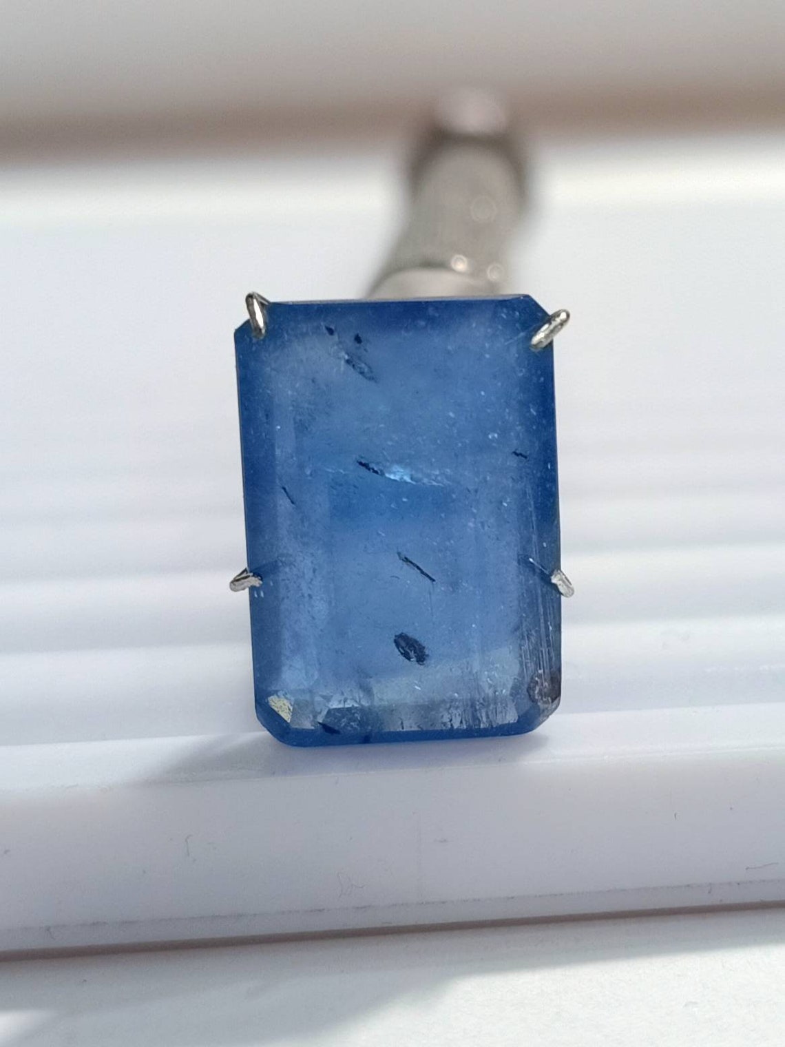 9.40CT loose Kyanite Faceted Cut Oval octagon square Shape Perfect Ring Supplier