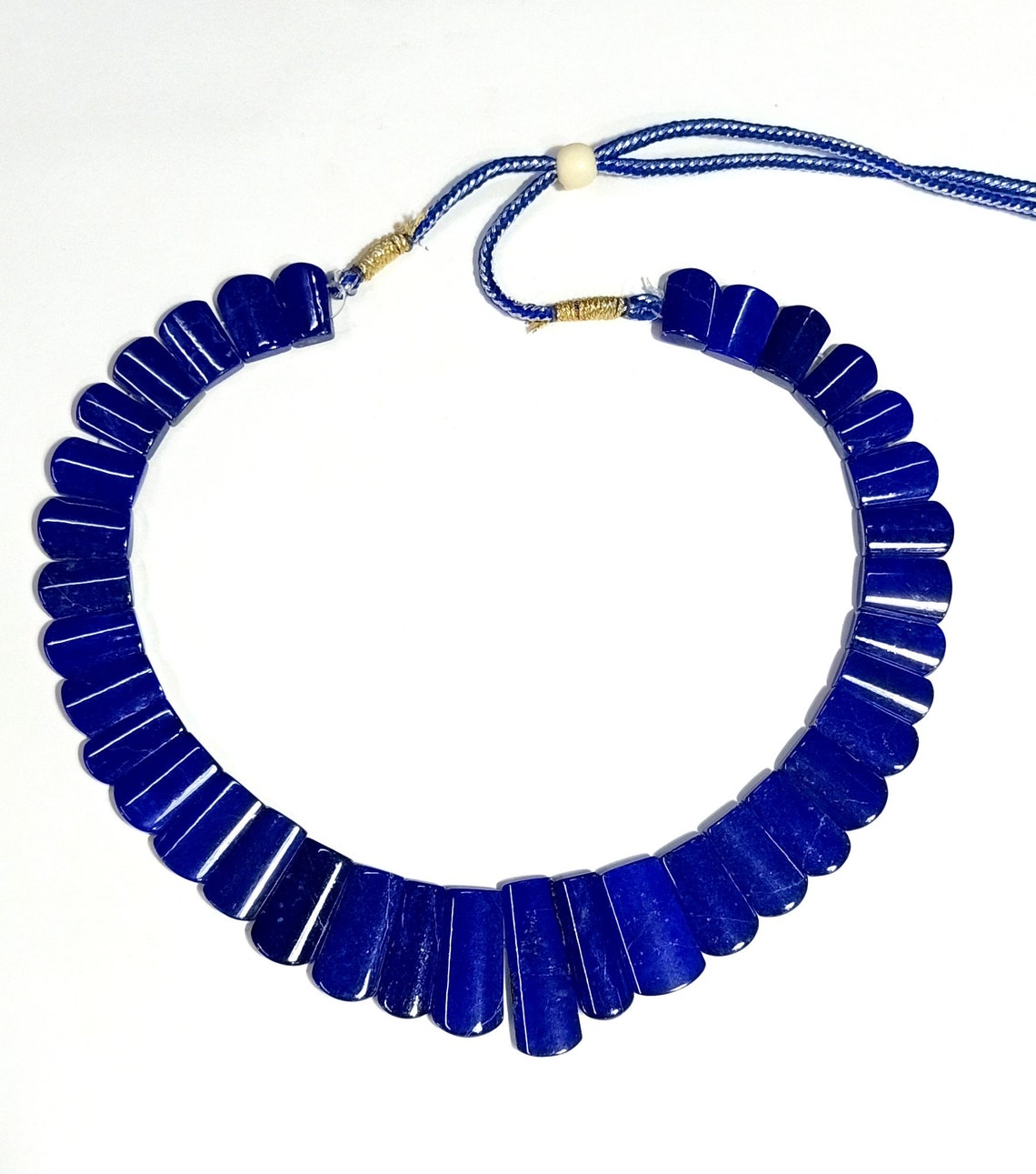 LAPIS Lazuli Necklace Fancy Shape Necklace Blue Necklace 15 Inches Supplier