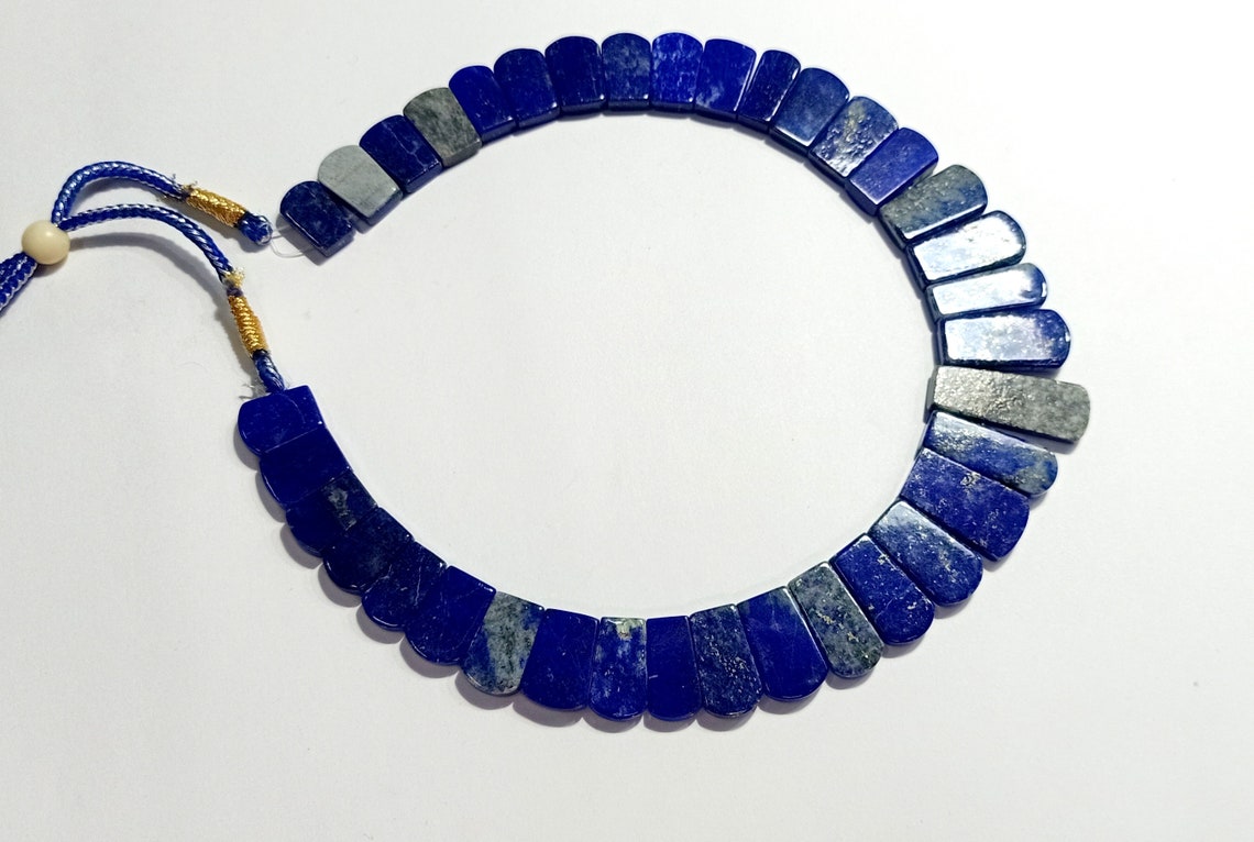 LAPIS Lazuli Necklace Fancy Shape Necklace Blue Necklace 15 Inches Supplier