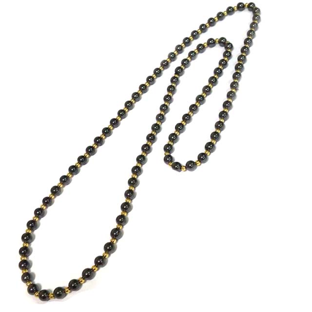Hematite long necklace hematite round beads Exporter