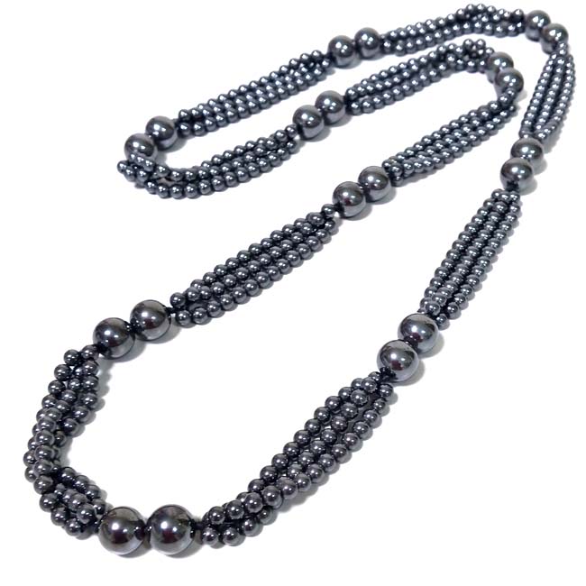 Necklace black hematite stone hand made jewelry Exporter