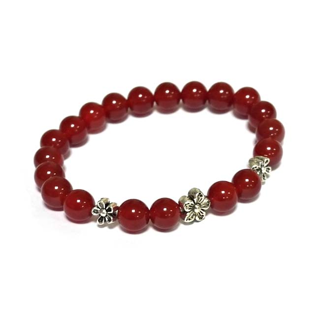 Wholesale gemstone bracelets red agate