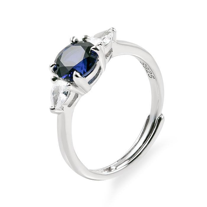 Gemstone Rings Crystal 925 Fashion Wedding And Engagement Ring Supplier