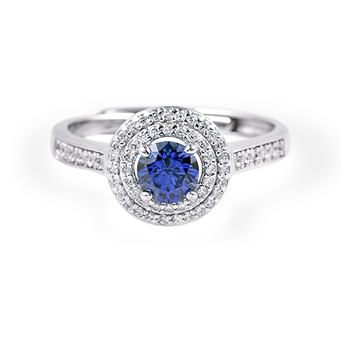 Gemstone Rings Crystal 925 Fashion Wedding And Engagement Ring Supplier