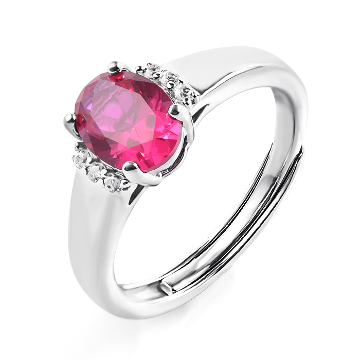 Silver 925 Jewellery Rings White Gold Plated Wedding Couple Ring Supplier