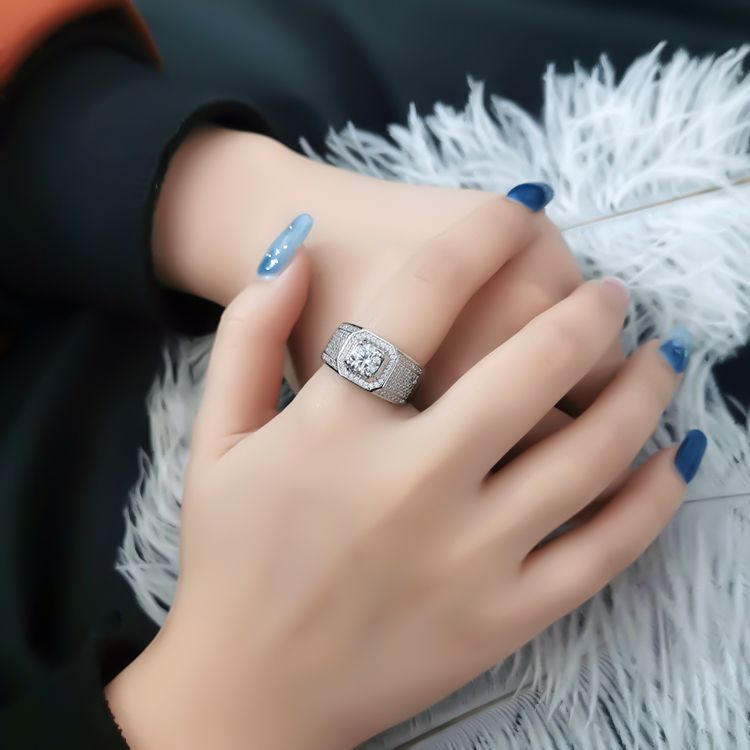 Engagement Rings Wedding Moissanite Diamond Wedding Ring Supplier