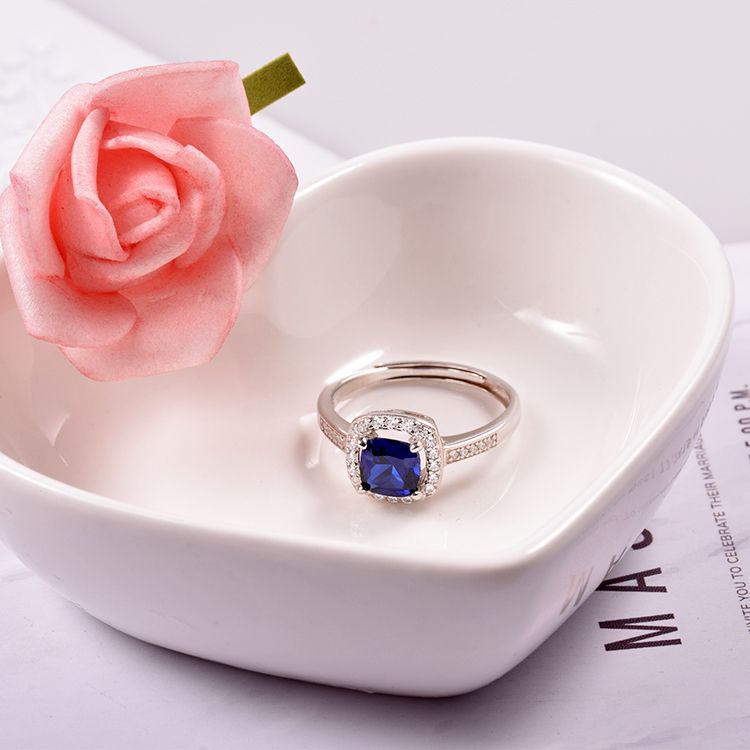 Luxury Adjustable Gemstone Rings 14K Gold Plated Wedding Ring Supplier