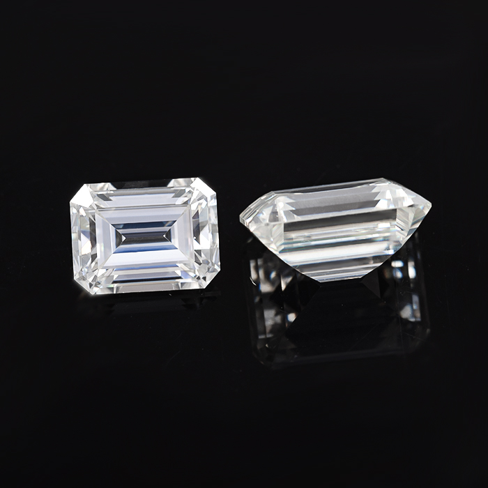VVS Stones White Loose Heart Emerald Moissanite Loose Gemstone Exporter